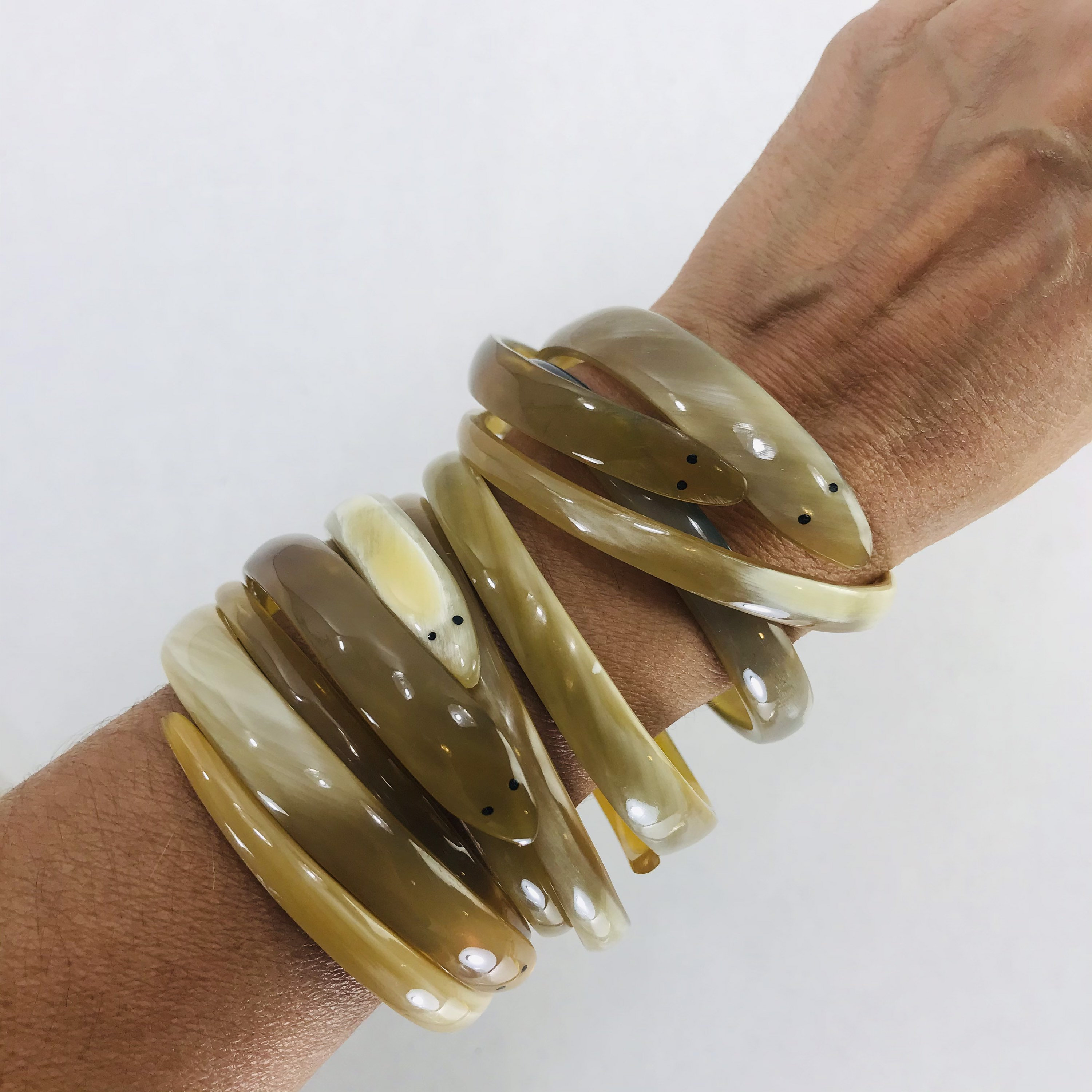 Horn Bangles - Etsy