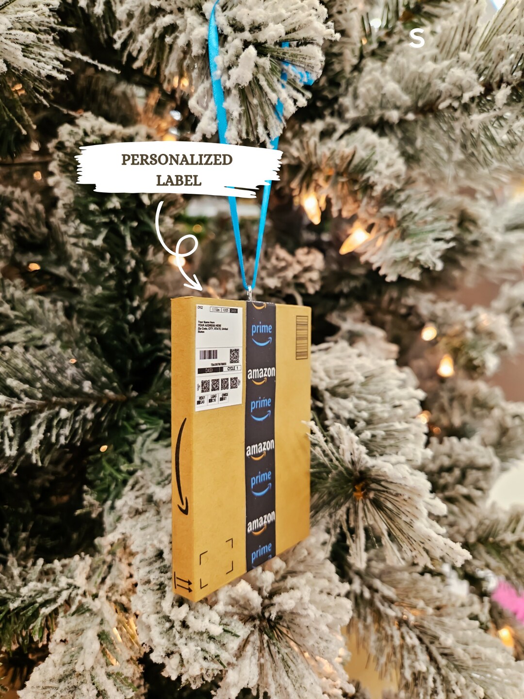 Christmas Amazon Ornament Package Ornament Gift for Amazon Etsy Canada