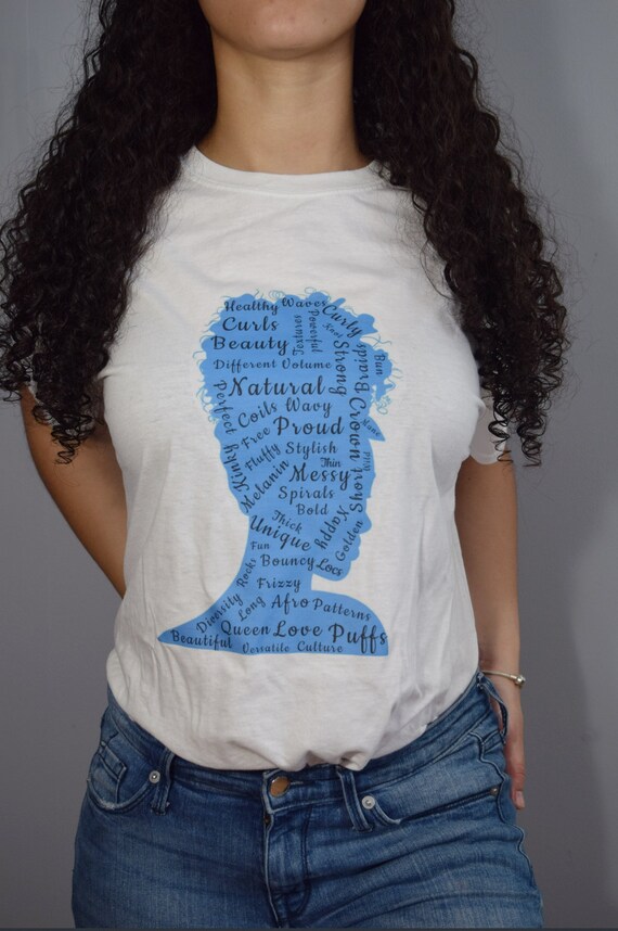 Natural Hair Lifestyle Tee Natural Hair T Shirts Black Etsy