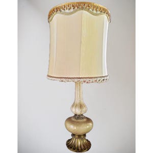 Large midcentury Murano glass lamp