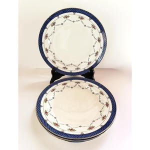 Set of 4 Antique Royal Doulton Dinner Plates