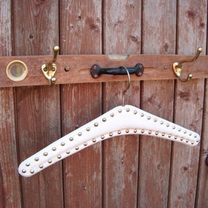 Hook bar made of a teak water scale *all in lot II.* Shabby Chic handmade by pimp-factory.de