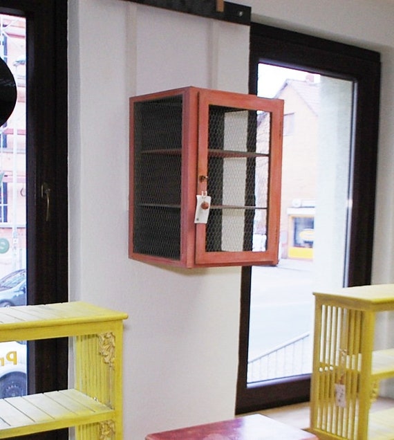 Shabby Chic Vorratsschrank Fliegenschrank Vintage Hängeschrank | Etsy