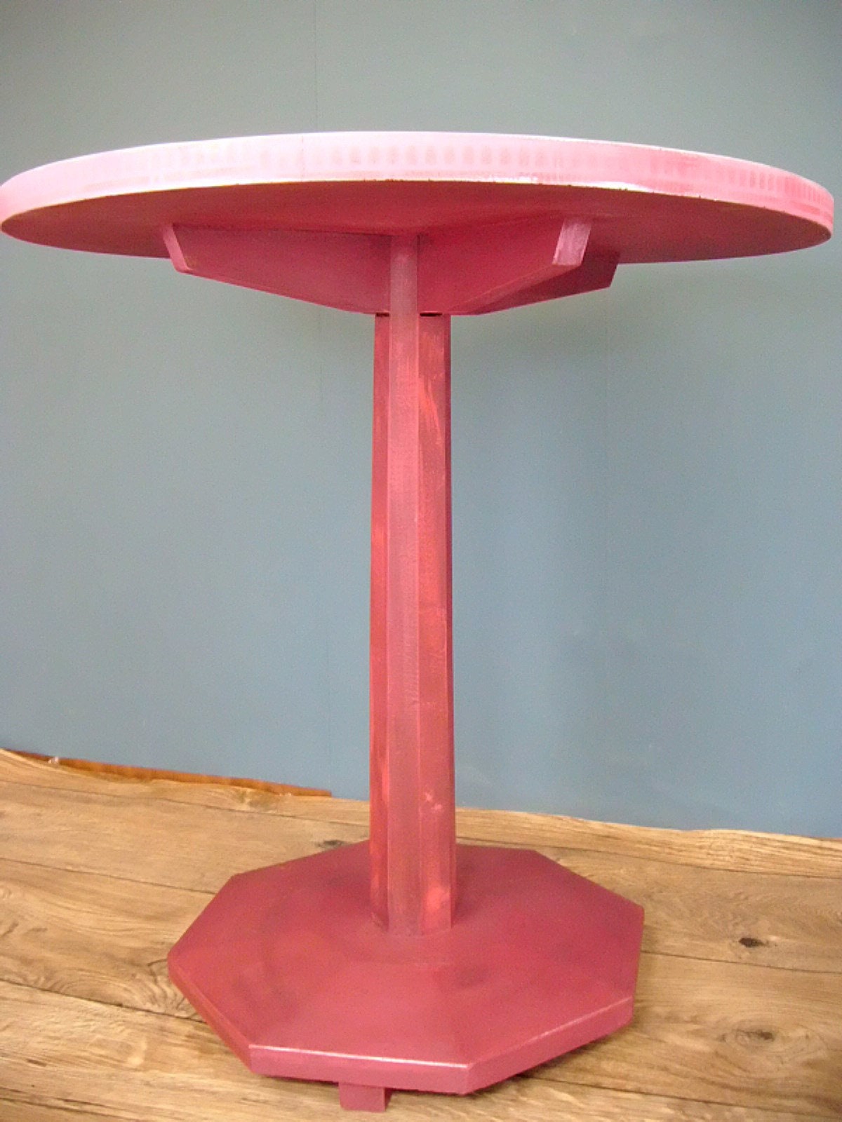 Beistelltisch runder Tisch aus Holz dekorativer bemalt | Etsy