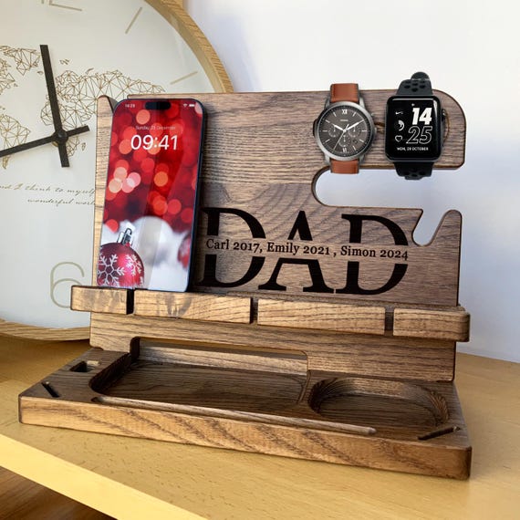 Personalized gifts for him, It keeps all personal items organized, Best gift for men, Christmas gift for Dad,Papa gifts, Daddy gift xmas