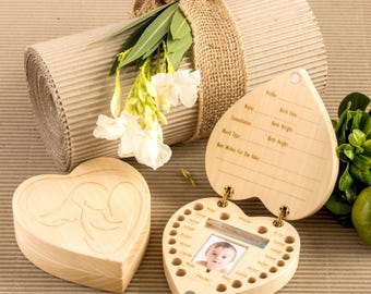 Boîte à dents de bébé, cadeaux de baby shower, cadeau pour bébé, baby shower, cadeau pour nouveau bébé, cadeau pour nouvelle maman, cadeau pour bébé fille, idées de cadeaux pour bébé, cadeau de baby shower, dent de bébé