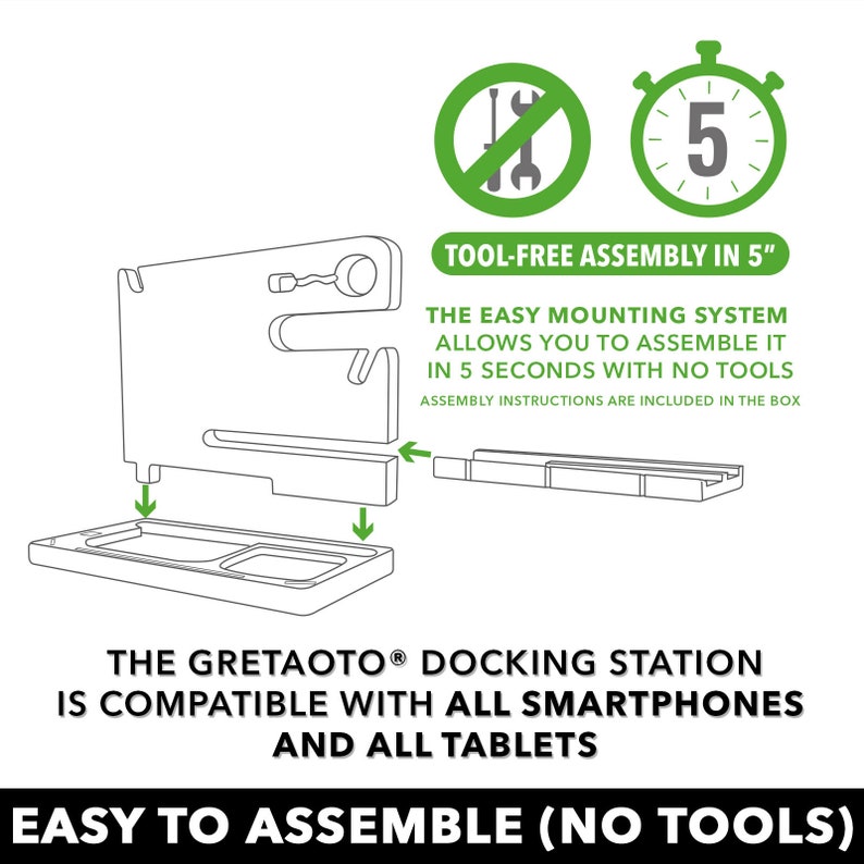 The desk organizer is really easy to assemble, it doesn't need tools