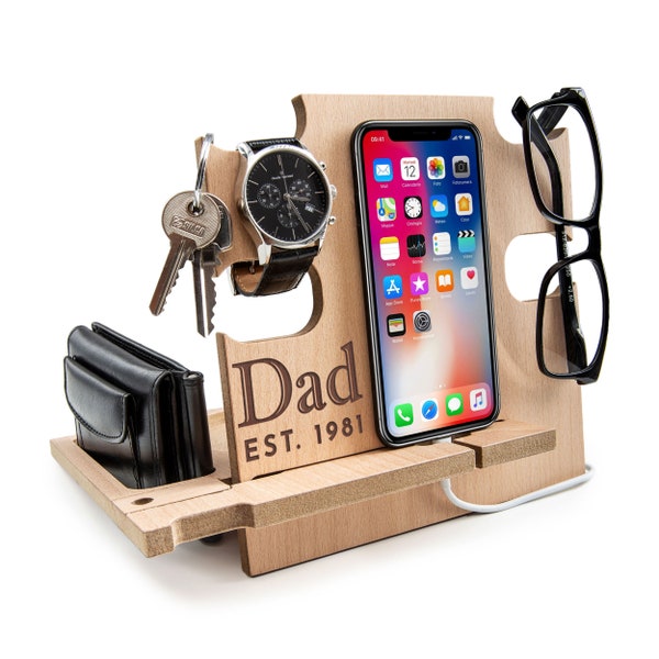 Regalos de papá, estación de acoplamiento, hombres de regalo, regalo para papá, papá de regalo de Navidad, muelle de iPhone, regalo de papá, papá de Navidad, regalos de papá, papá de cumpleaños, amo a mi papá