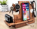 Personalized men gift,Mens birthday gift,birthday gift,gift for him,gift for men,gift for husband,gift for dad,docking station,iphone