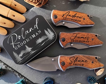 Groomsmen Gift, Personalized poket knife, Wedding Gift, Groomsman Gift, Best Man Gift, Usher Gift, father of the groom, father of the bride