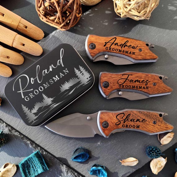 Groomsmen Gift, Personalized poket knife, Wedding Gift, Groomsman Gift, Best Man Gift, Usher Gift, father of the groom, father of the bride
