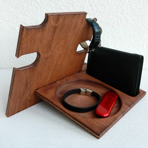 Wooden Docking Station, Perfect Christmas Gift for Boyfriend,Dad,Coworker or hsband image 6