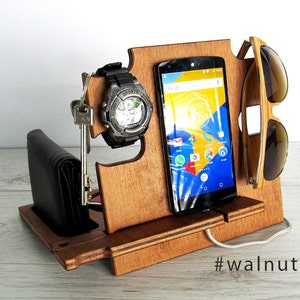 Docking station,gift him,charging station,iphone dock,iphone stand,cell phone stand,desck organizer,android docking stat