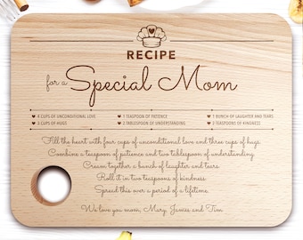 Personalized Cutting Board,Best Mom Ever,Mom Board,Special Gift for Mom,Chopping Board Gift,Super Mom,I Love You Mom,Mom Gift,Gift for Mom