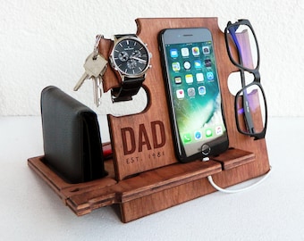 Geschenkideen für Papa, Dockingstation, Weihnachtsgeschenk, Ladestation, Geschenk für Männer, Papa-Geschenk, Papa-Geschenk, Papa-Weihnachtsgeschenk, Papa-Geschenkidee