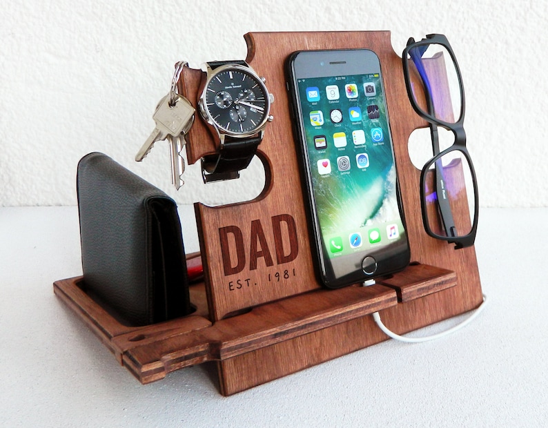 Gift Ideas for Dad,Docking Station,Christmas Gift,Charging Station,Gift for Men,Daddy Gift,Papa Gift,Dad Christmas Gift,Dad Gift Idea 