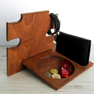 Husband gift,boyfriend gift,gift for men,father gift,friend gift,docking station,organizer for men image 2