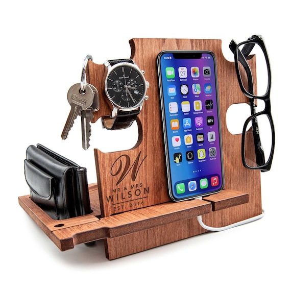 docking Station Men,Docking Station Organizer,Gift for Men,Gift for husband,Boyfriend Gift,Docking Station Personalized,docking storage