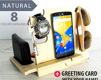 Anniversary Gifts for Boyfriend Men With Greeting Card, Gifts Men, Gifts Husband, Mens Gift, Birthday Gift, Docking Station, Charging Stand