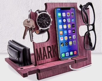Regalo para él: Aniversario, Cumpleaños, Navidad, Personalizado, Novio, Madera