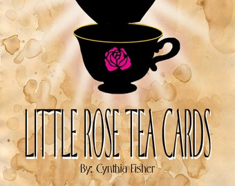 Tarjetas de té Little Rose