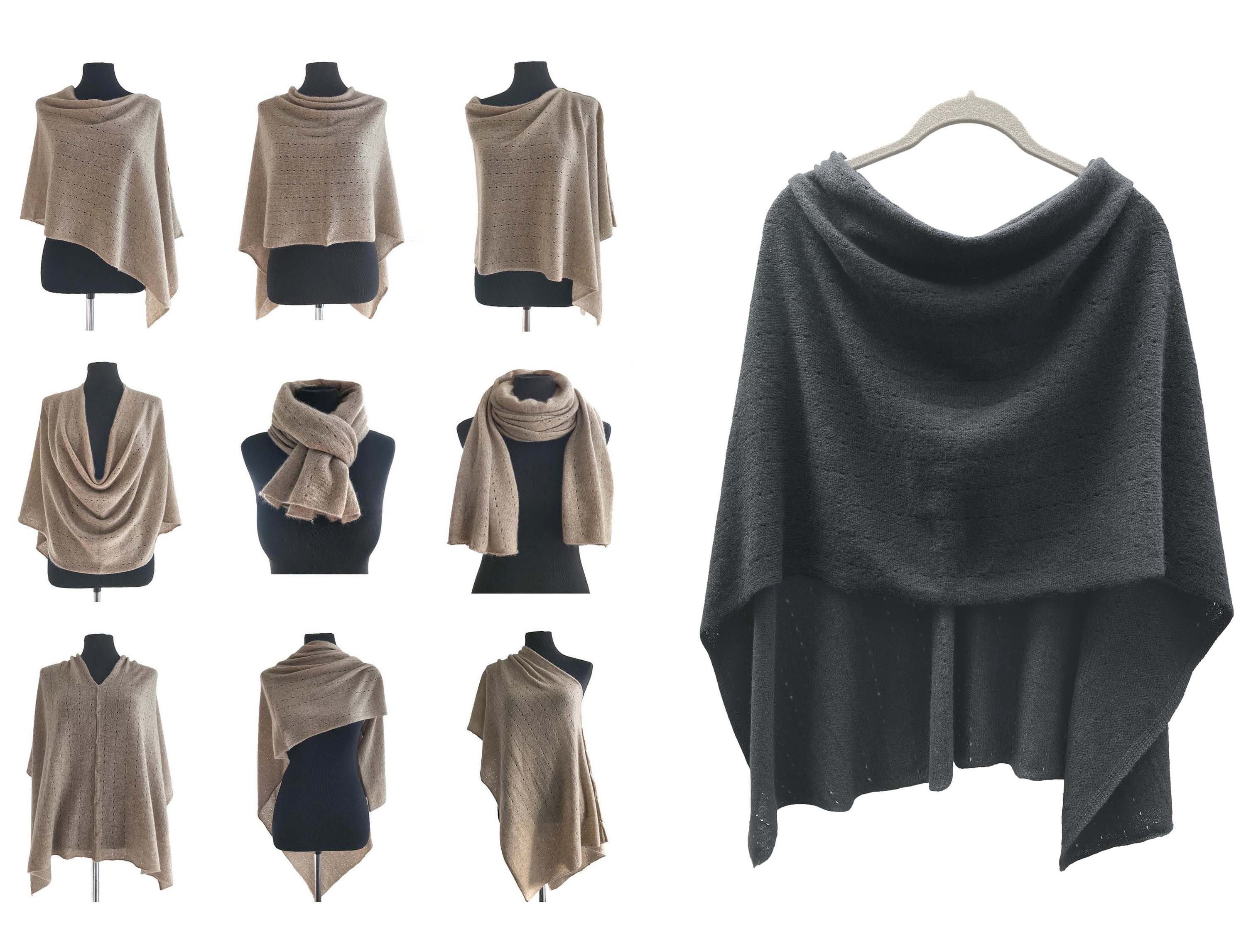 Black Soft Cashmere Sweater Poncho Scarf Top Wedding Pashmina Shawl Crochet Poncho Women Bridal Shawl Wrap Top Etsy UK
