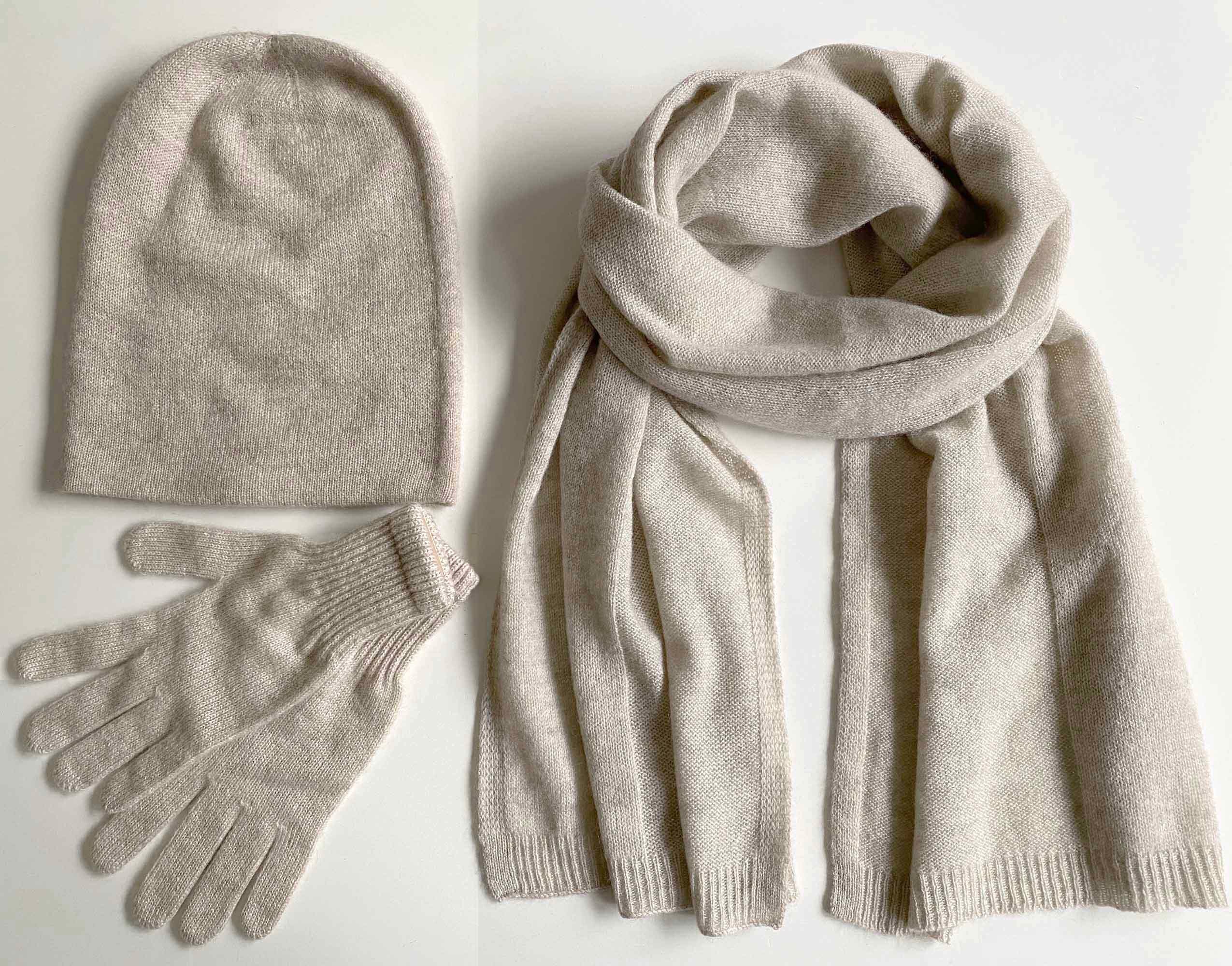 womens matching hat scarf and glove set