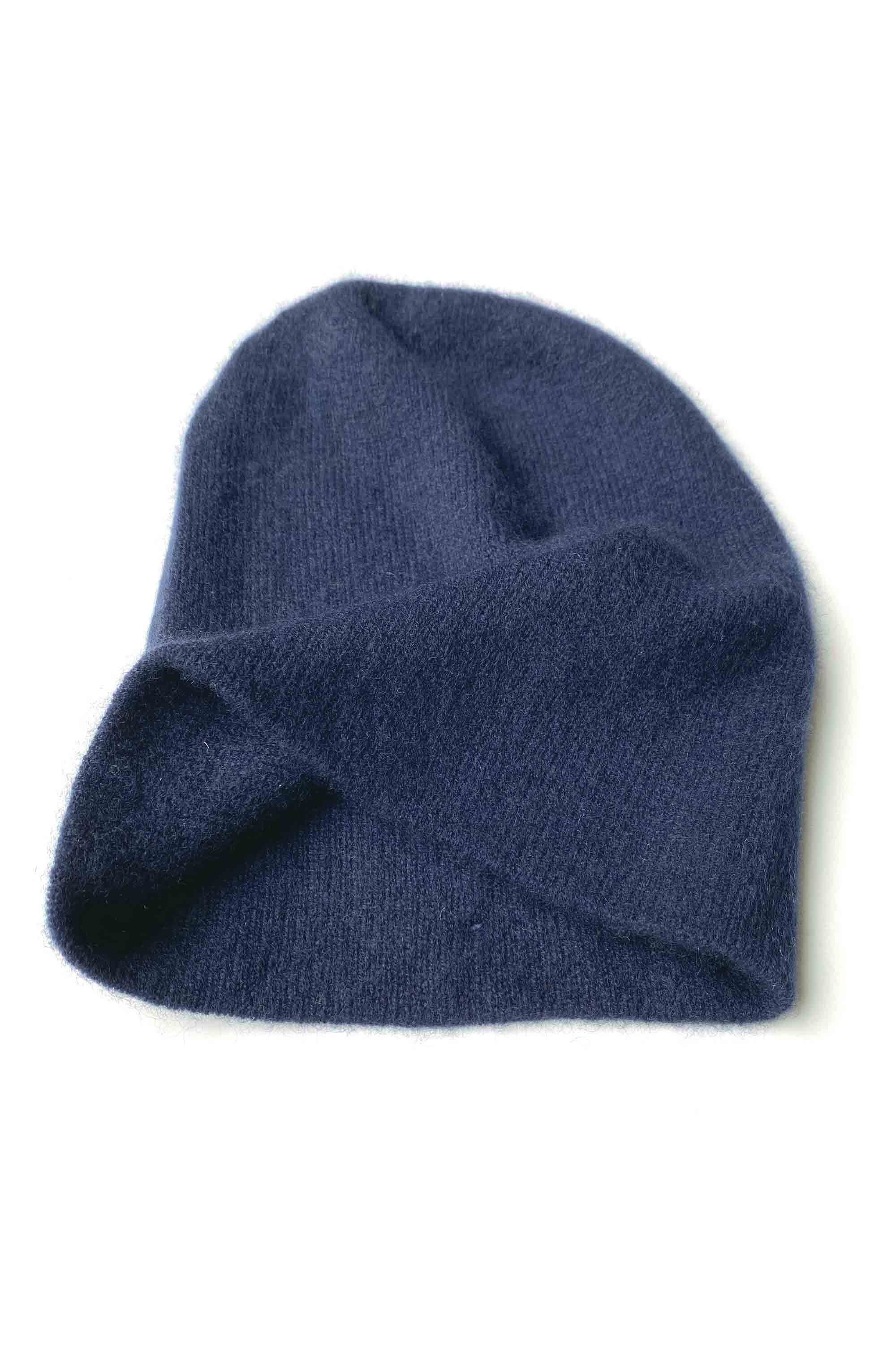 Shorts Of Hawick Men's 100% Cashmere Beanie - 8-Ply, Made In Scotland, Dark Gray, One Size Fits All (27" Stretch) - View #3