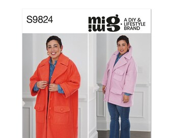 Simplicity S9824 Misses' Coat in Two Lengths by Mimi G Style XS-XL R1943 | 9824