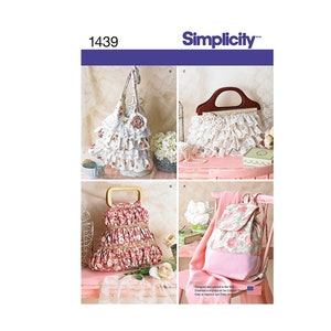 SIMPLICITY BAGS in 4 Different Styles 1439 Tote with Handle/Strap or Backpack