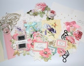 RESERVED Anna Griffin Birthday Cards with Sentiments, DIY Greeting Card Kit with Embellishments Set of 4 Blank Cards + bonus die cuts