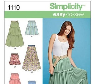 Tiered Skirt Pattern - Etsy