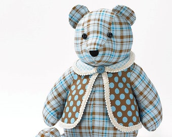 Simplicity Bear Stuffed Animals C5461, Full Uncut FF Memory Bear A2115 (New Pkg) 8044 Stuffed Plushies includes Clothes pattern | C5461