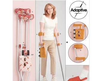 Simplicity Sewing Pattern S9724 Crutch Pads, Bag and Toe Cover | 972421