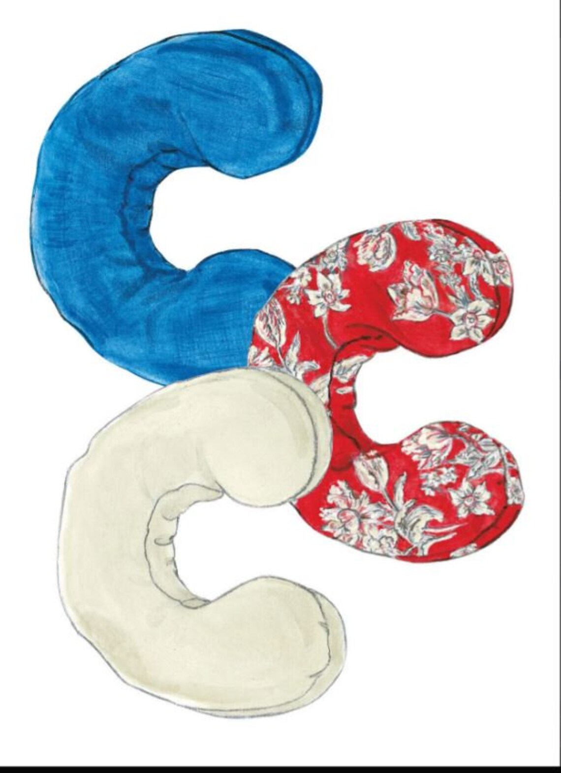 Mccall's M4123 Bed Rest Pillows Bolsters and Neck Pillow Etsy