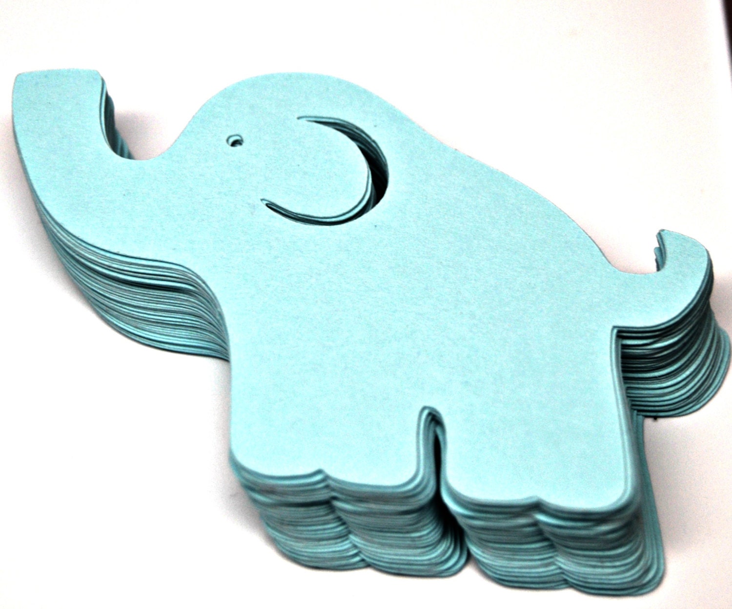 Elephant Paper Die Cuts / Elephant Gift Tags/jungle Animal Cuts/nursery