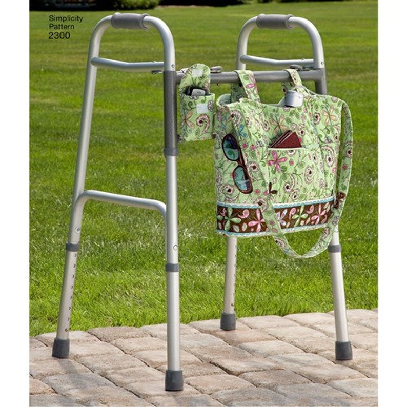 Simplicity Pattern 10844 Bags, Walker Bag and Accessory Holder, Wrap