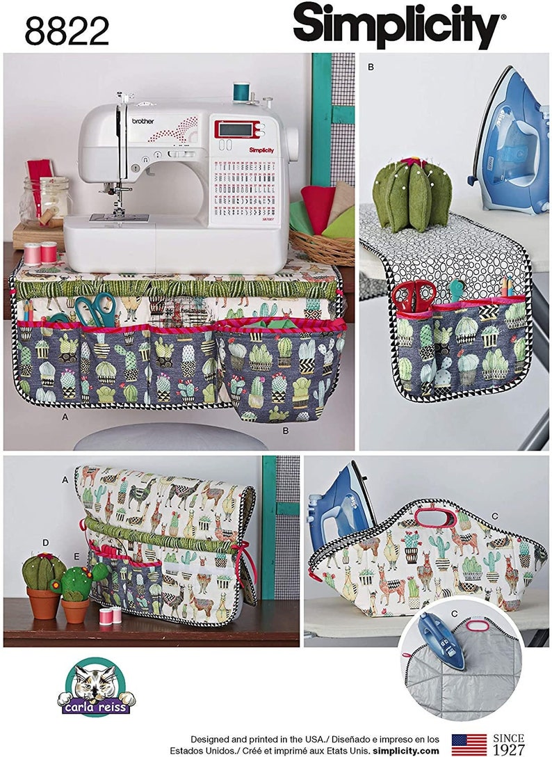 Sewing Room Accessories Simplicity Sewing Pattern 8822