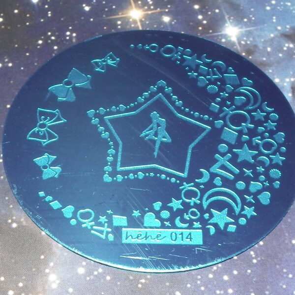 HEHE stamping plate 014 SAILOR MOON