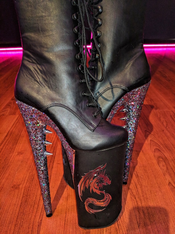 10 inch heel boots
