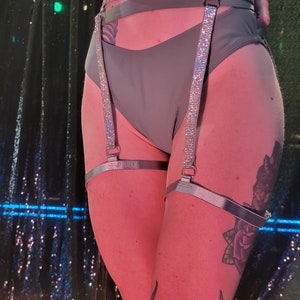 Porte-jarretelles strass « Allie » - Danse exotique Pole Dance