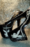 Playboy bunny exotic dance heels pole dance heels