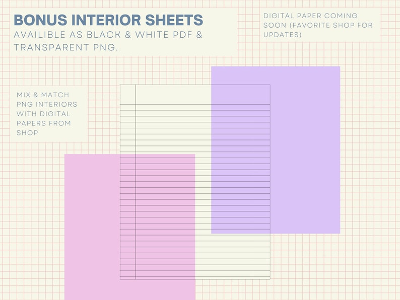 10 Digital Notebook Covers | Pastel Colors | A4, US, and Goodnotes ...