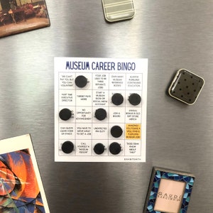 Museum Career Bingo Magnet