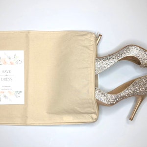 Large Accessory Bag with Zipper- Cotton Muslin 18 x 12