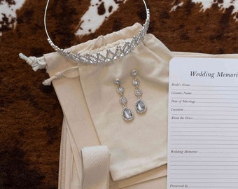 Small Drawstring Bag - Cotton Muslin 5x7