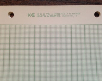 semi logarithmic graph paper k e 46 4970 2 cycle x 70 per etsy