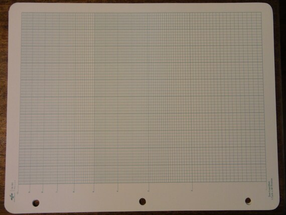 graph paper semi logarithmic grid national brand silky heavy etsy national graph paper