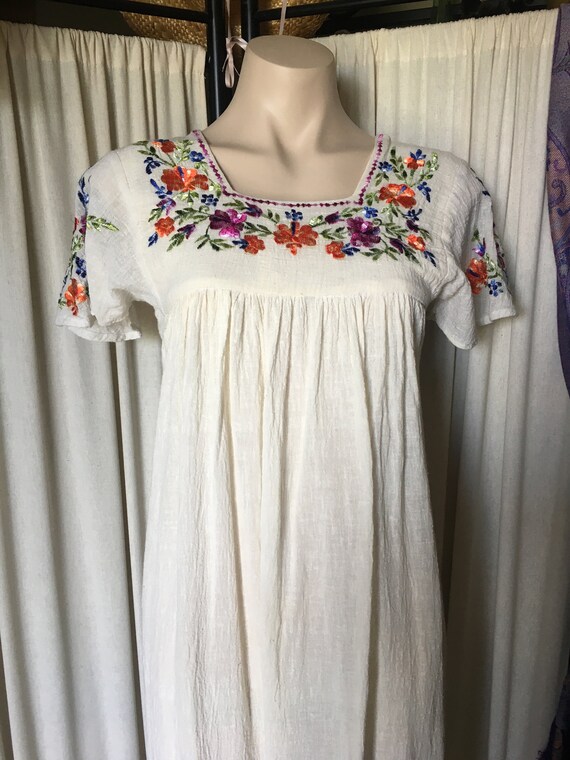 boho cheesecloth dress
