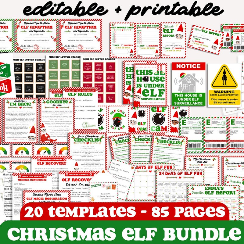 Elf Surveillance - Etsy